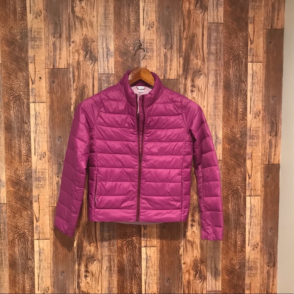 Girl’s XL(14) Old Navy Pink Active Puffer Coat